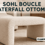 sohl boucle waterfall ottoman