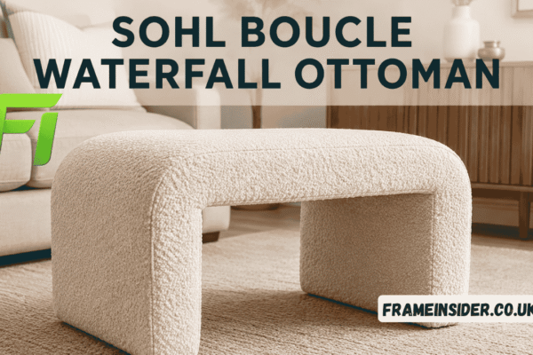 sohl boucle waterfall ottoman