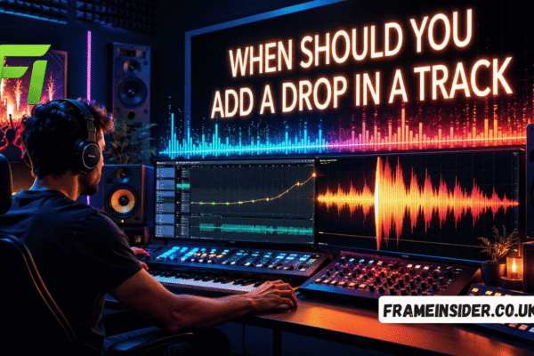 when should you add a drop in a track
