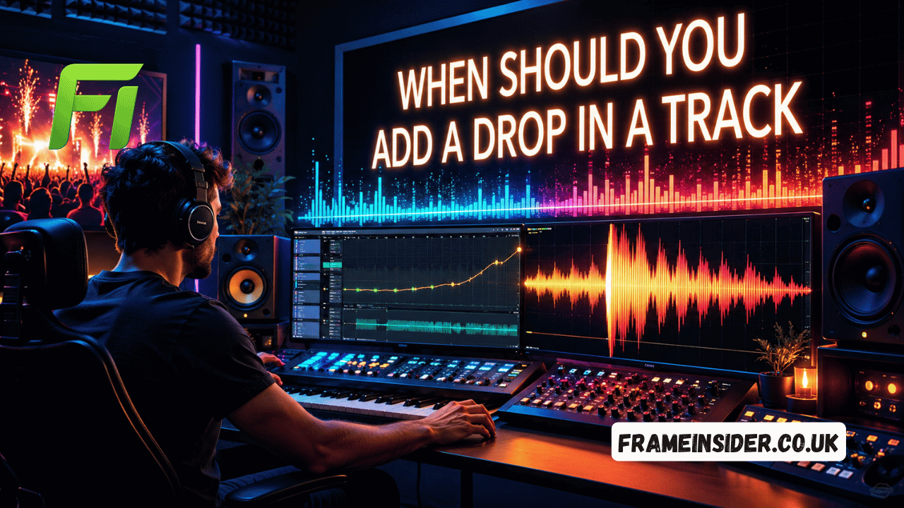 when should you add a drop in a track